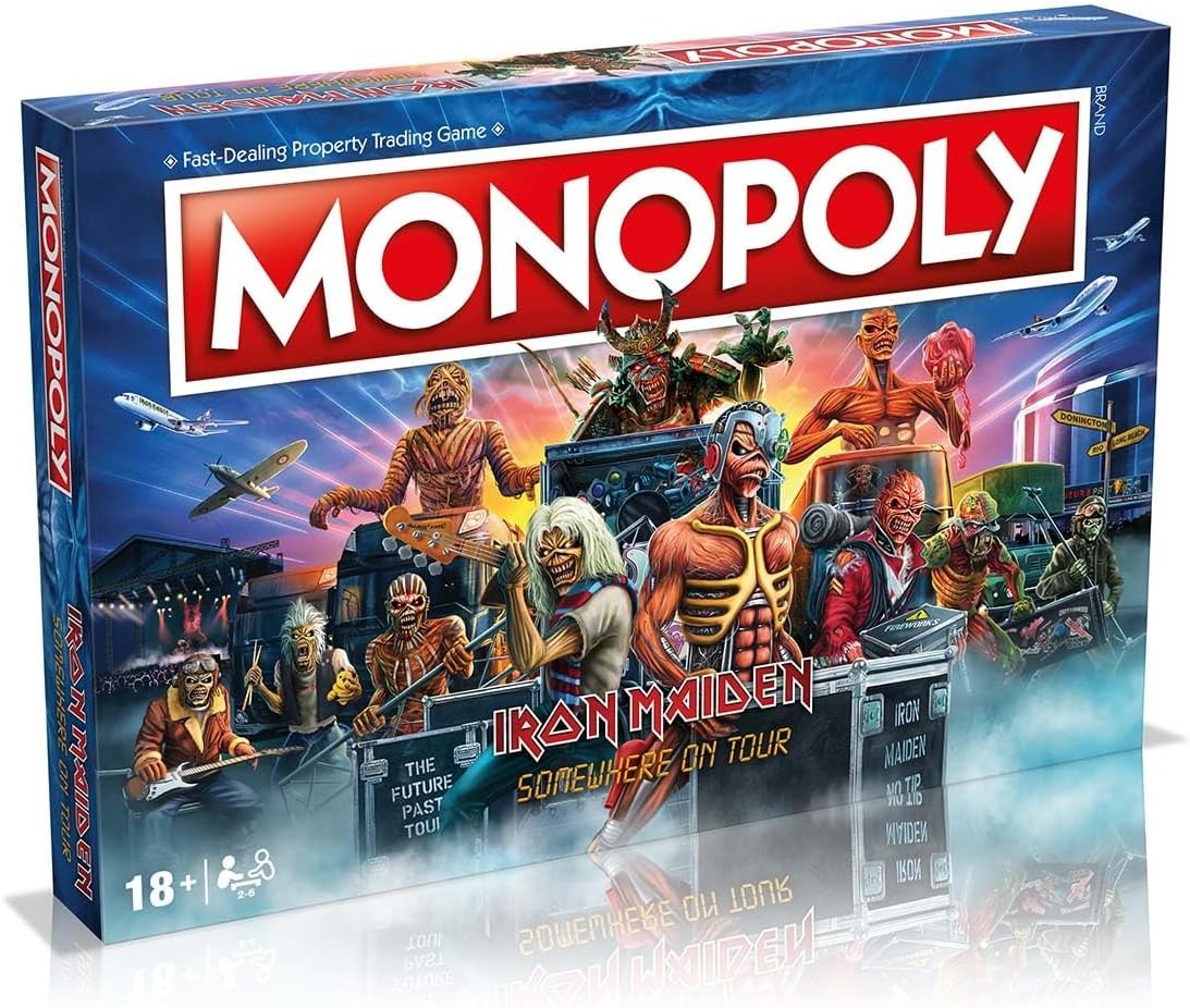 Winning Moves Iron Maiden Monopoly Board Game, Advance to Senjutsu, Nights of De