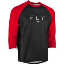 Fly Racing Ripa 3/4 Sleeve Jersey XX-Large Black / Red