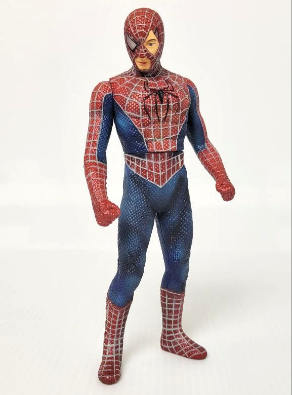 Battle Damage Red & Blue Spider-Man 3 Bandai Japan Vinyl 6" Figure 2007