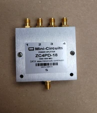 2 PCS Mini-Circuits ZC4PD-18 Power Splitter 1000 - 1800 MHz -UNTESTED- Old Stock