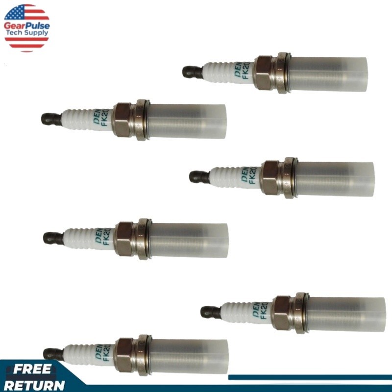 6X Spark Plugs 90919-01247 Denso OEM FK20HR11 3426 For Lexus Fast Delivery