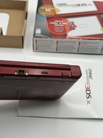 Nintendo 3DS XL Launch Edition Handheld Red Complete! Tested! Games!!