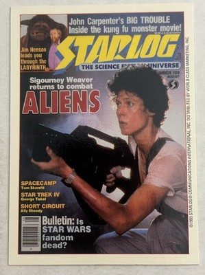 1993 Starlog Magazine Aliens Sigourney Weaver Cover #61 J12
