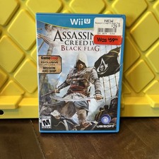 Assassin's Creed IV 4 Black Flag - Case + Disc + Manual - Wii U CIB