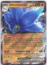 Glimmora ex 123/197 Double Rare Obsidian Flames Pokemon Holo Near Mint