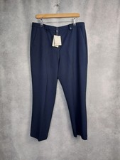 EASTEX TROUSERS SIZE 16 NEW W TAGS. NAVY DRESS PANTS STRAIGHT ANKLE LENGTH