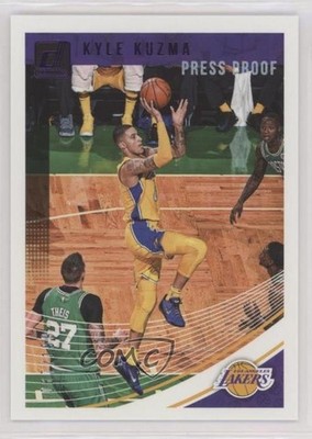 2018-19 Panini Donruss Press Proof Purple 67/199 Kyle Kuzma #84 0sm9