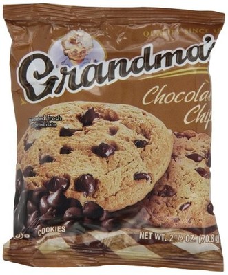 Grandma's Chocolate Chip Cookies - 33 Pks - Total 66 Cookies