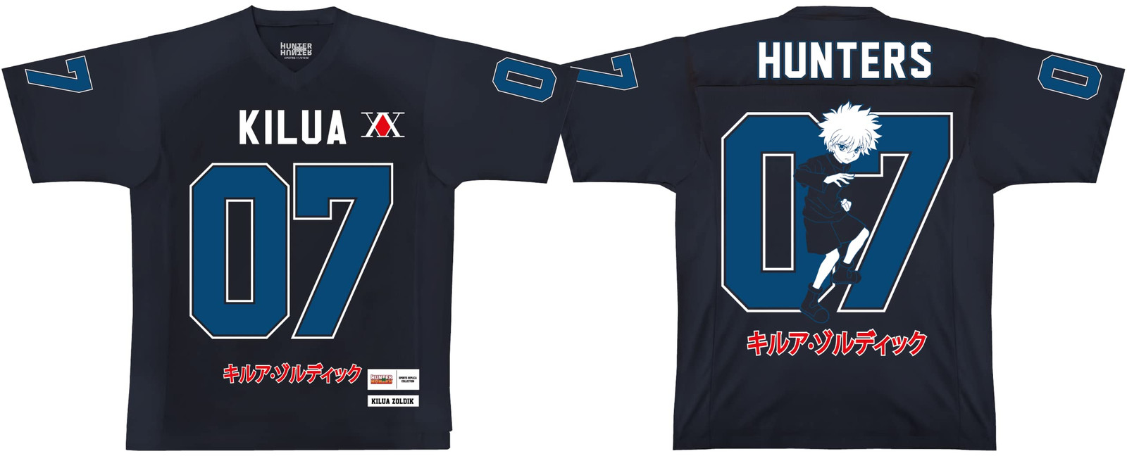 Мужская футболка Hunter X Hunter Mehuntxts093, синяя, L