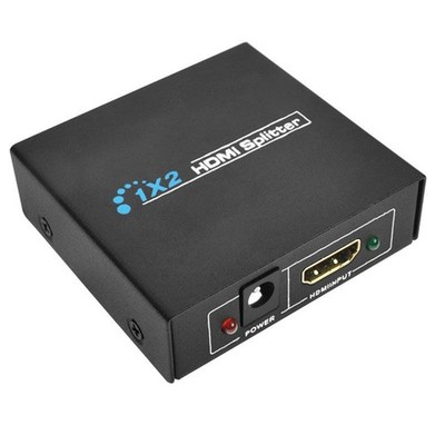 C05C HDMI 1x2 Splitter 4Kx2K 3D Verteiler Adapter mit Verstärker HDCP HDTV v1.4