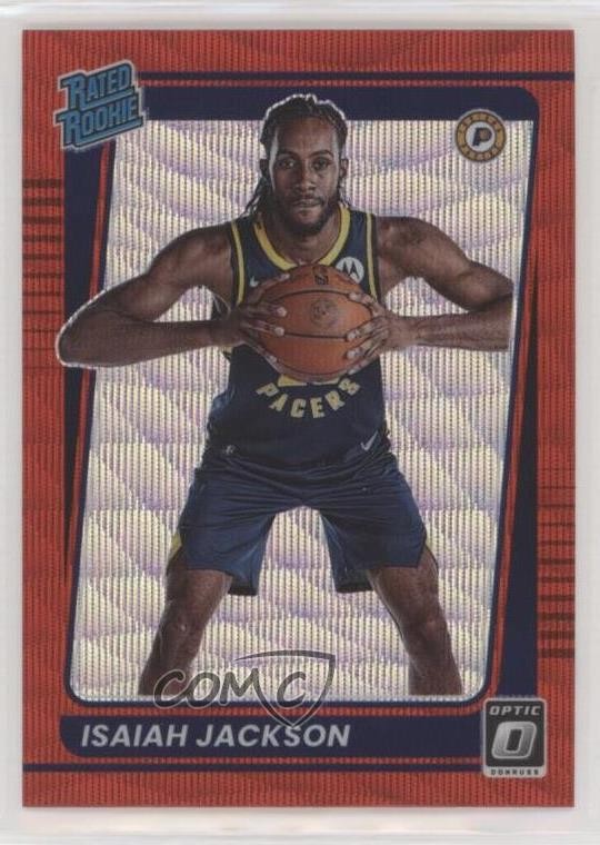 2021 Panini Donruss Optic Rated Rookie Red Pulsar Prizm Isaiah Jackson #167 0m0g