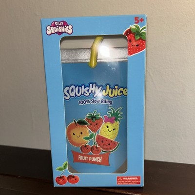 SILLY SQUISHIES FRUIT PUNCH JUICE BOX PACK SQUISHY - ORIGINAL SEALED PACKAGE!