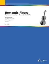 Romantic Pieces Strinquartet Book [Softcover] String Quartet Schott Music London