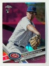 2017 Topps Chrome #89 Rob Zastryzny Pink Refractor Chicago Cubs RC Baseball