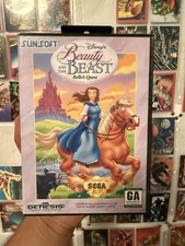 Beauty and the Beast Belle’s Quest Sega Genesis No Manual - Tested
