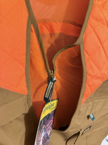 Gilet da caccia Remington Upland XXL Blaze arancione maglia gioco borsa nuovo con etichette - Foto 9 di 16