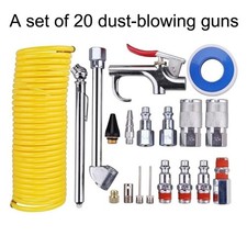 Pneumatic Tools Kit 20Pcs for Automotive Air Conditioning Duct Cleaning