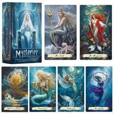 Tarot Cards for Beginners，78-Card Deck ，Tarot Cards with Guide Book，Ocean Sty...