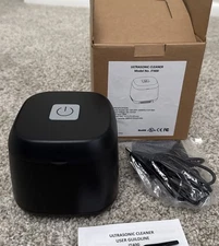 Ultrasonic Retainer Cleaner JT400, 50/60Hz 25W Cleaner Machine 200ml Black Bx 19