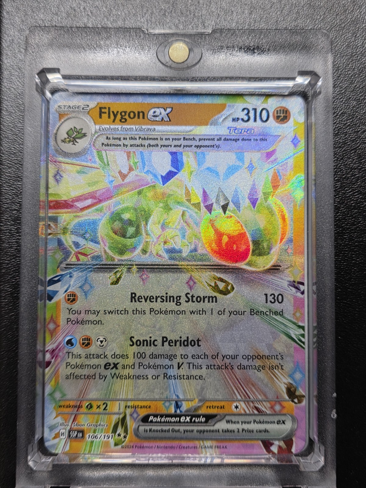Flygon RARE HOLO FOIL REFRACTOR FULL ART POKÉMON TRADING CARD TCG  MINT
