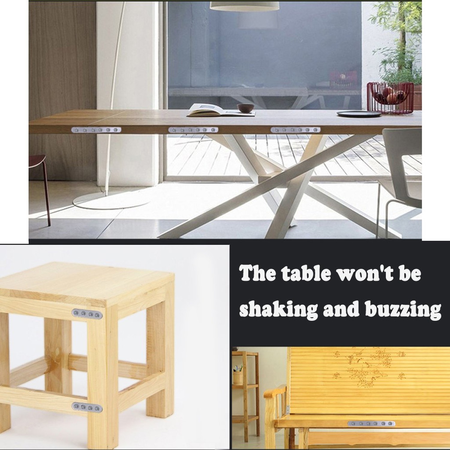 Sumnacon 8 Pcs Stainless Steel Flat Plates (5 Inch-Silver)