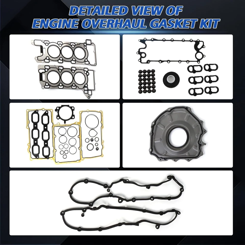 Head Gasket Set for Jaguar XE XJ FType Land Rover LR4 AJ126 3.0L V6 Supercharged - Image 3 of 4