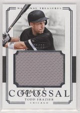 2017 Panini National Treasures Colossal Materials 91/99 Todd Frazier #CM-TF 08jk