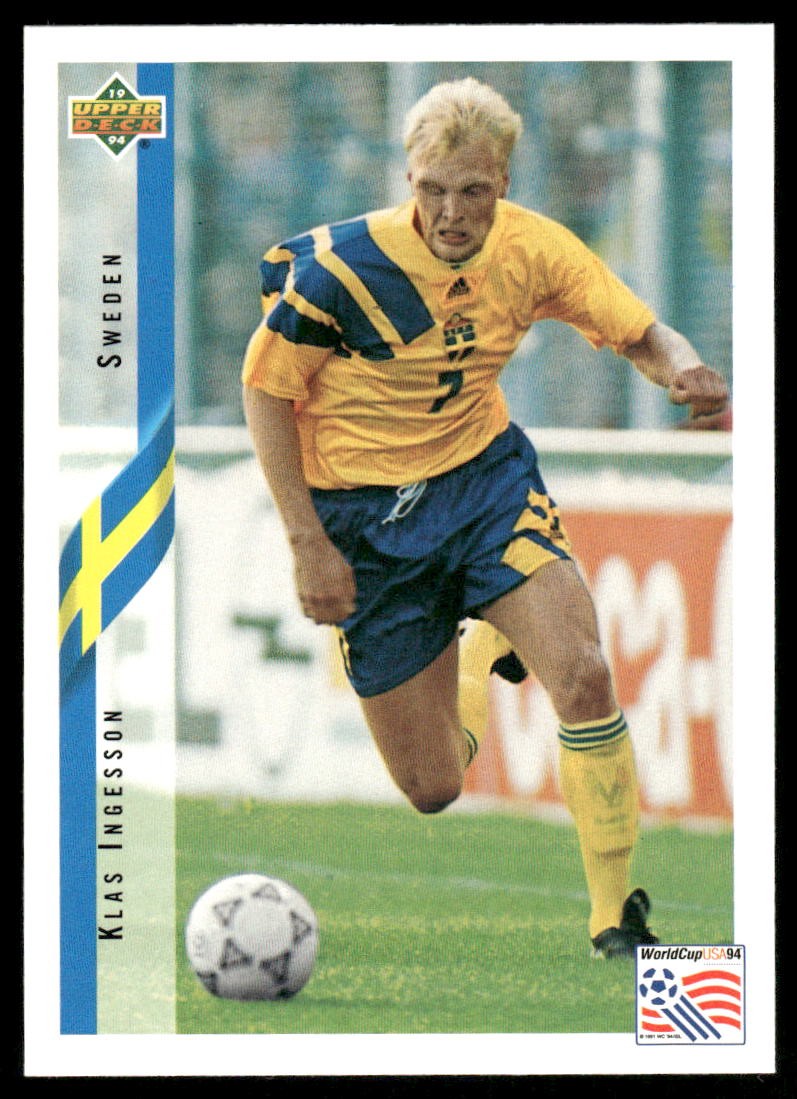 1994 Upper Deck World Cup Contenders English/Spanish #89 Klas Ingesson