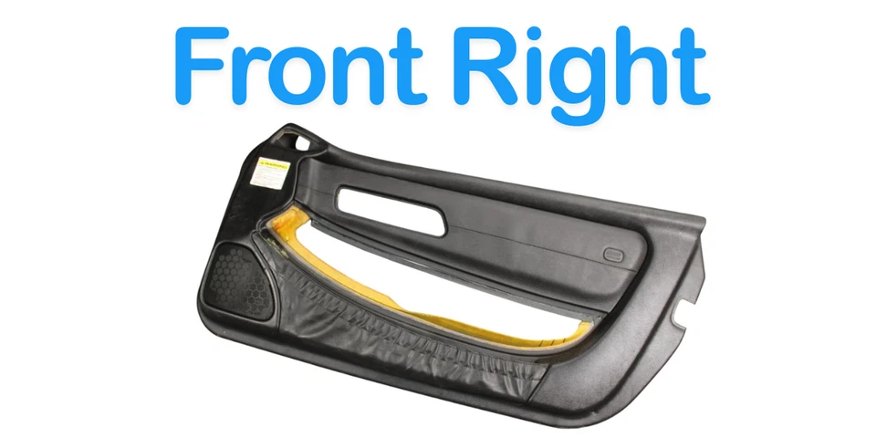 Panel de puerta interior delantero derecho del lado del pasajero OEM 97-04 MERCEDES R170 SLK230 Foto 3 de 4