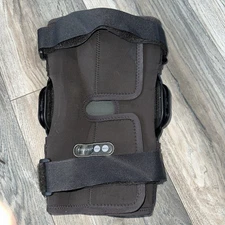 Ossur Rebound Hinged Knee Brace Wrap Around XL Unisex Used Black Össur