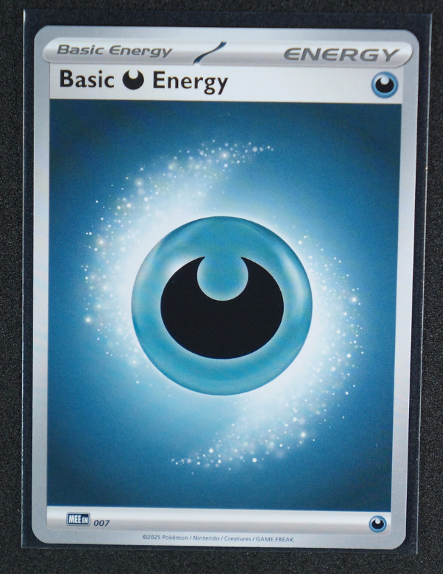Basic Darkness Energy - 007 Common #7 MEE: Mega Evolution Energies 2025 NM