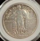 1917 Type 1 Standing Liberty Quarter.  Good Details Coin For Album.