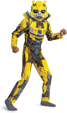 Bumblebee Muscle Costume for Kids, Official Transformers Rise of the Beasts Padd