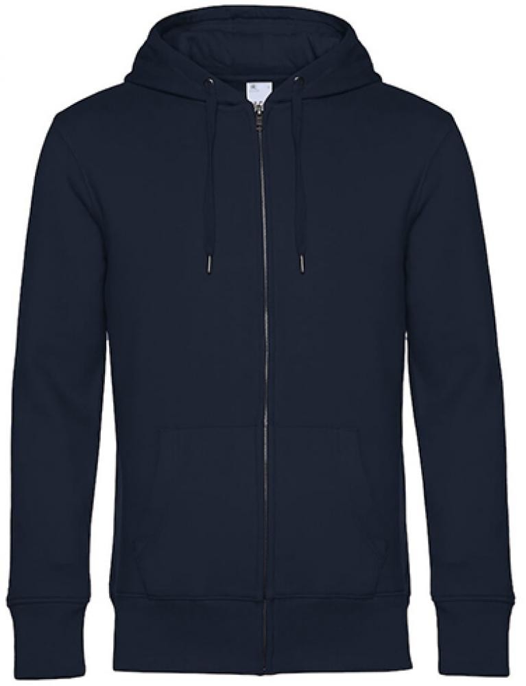 Felpa con Cappuccio KING Zipped in Cotone B&C