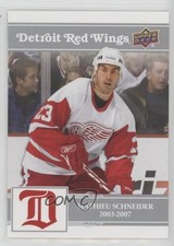 2025 Upper Deck Detroit Red Wings Centennial Cougars Mathieu Schneider #94 0c3