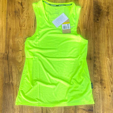 Nike Running Dri-FIT Men&rsquo;s Racerback Tank Top Yellow S Breathable