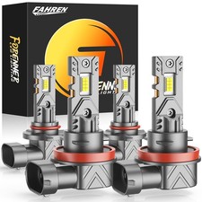 Fahren 9005 H11 LED Headlight Super Bright Bulb Kit 6500K 180000LM High Low Beam