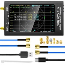 AURSINC NanoVNA-F V2 Vector Network Analyzer 50KHz-3GHz 4.3" Touchscreen
