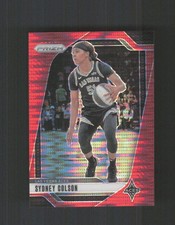 2024 Panini Prizm WNBA #73 Sydney Colson Red Pulsar Prizms #/299