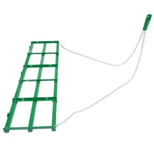 6 FT Yard Drag Harrow Grader Rake w/ 4 FT Chain For universal ATV/UTV/Tractor