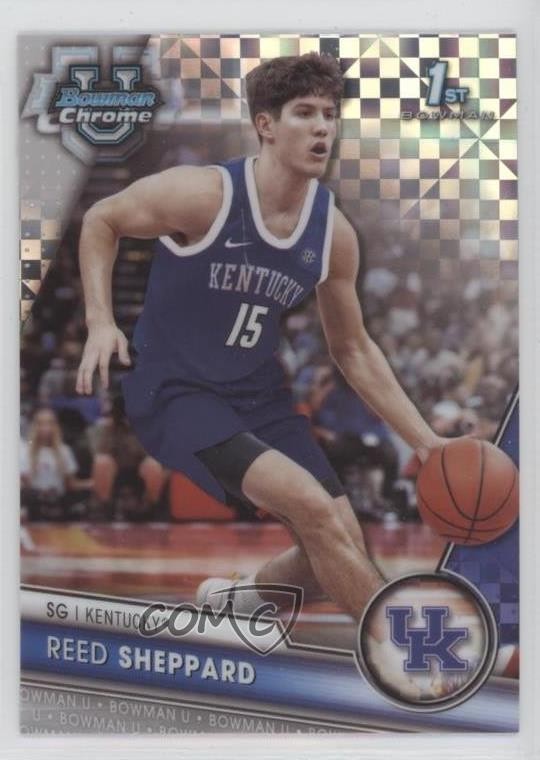 2023-24 Bowman U Chrome X-Fractor Reed Sheppard #45 sl3