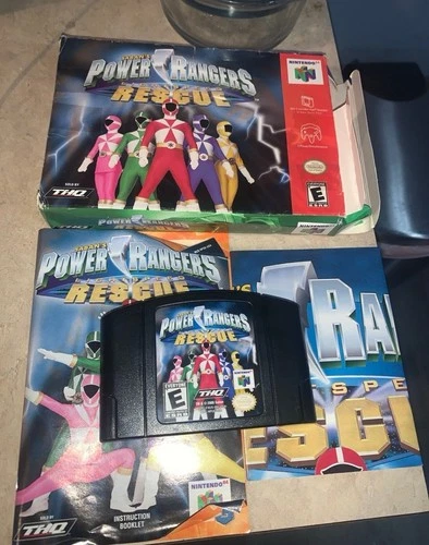 Saban's Power Rangers: Lightspeed Rescue (Nintendo 64) N64 Game Complete Tested
