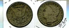 1890 CC MORGAN SILVER DOLLAR GOOD RIM DING 9131T