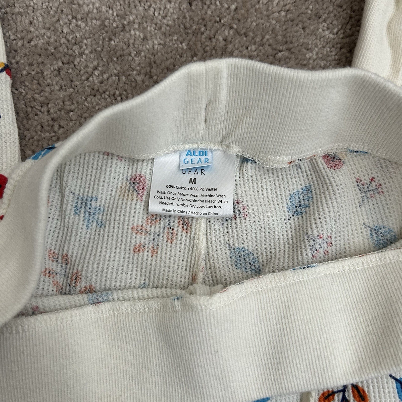 Aldi Thermal PJ Set Fall Pattern - image 7