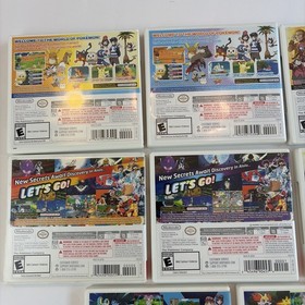 Pokemon Nintendo 3DS GAME LOT Of 8 Complete Box Sun Moon Ultra X Y AUTHENTIC