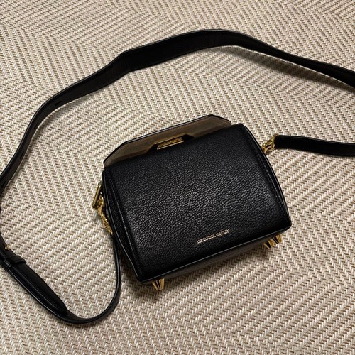 Alexander McQueen 2WAY Shoulder Bag Black