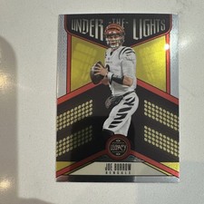 2023 Panini Legacy Football Under the Lights Joe Burrow Bengals UL-JBU Insert