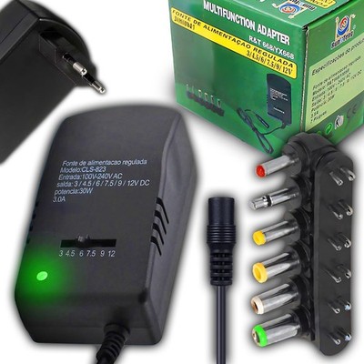 Universal Netzteil Stecker AC 3V-12V 6 Adapter Ladegerät Steckernetzteil Retoo