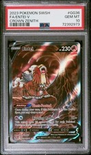 2023 POKEMON SWORD AND SHIELD CROWN ZENITH #GG36 FA/ENTEI V PSA 10 GEM MINT