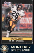 Rod Woodson 1990 Pro Set #626 Black Print Pittsburgh Steelers